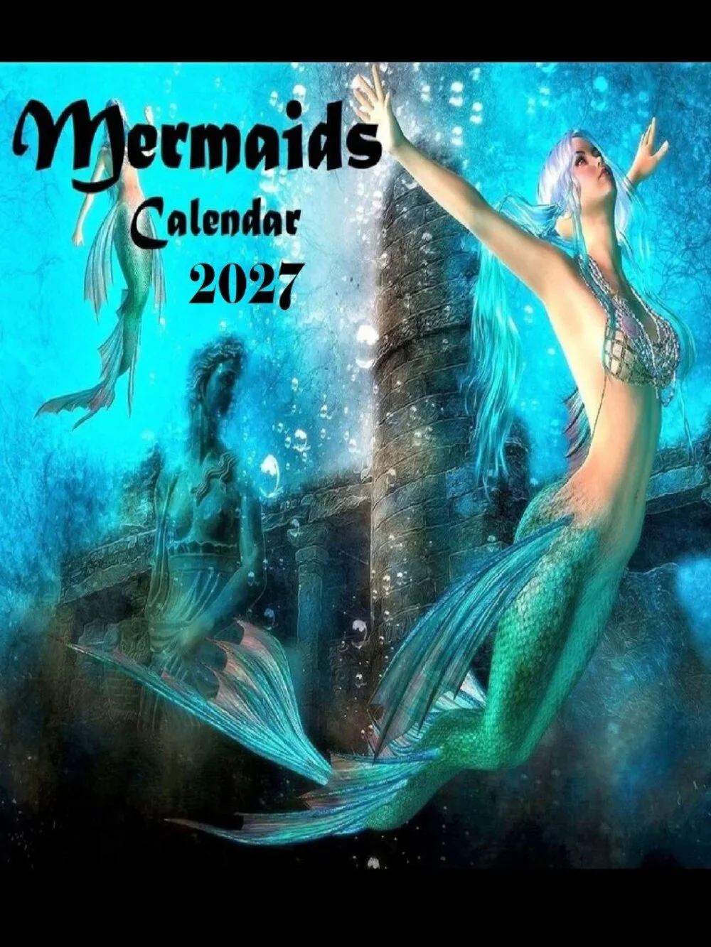 Mermaid Calendar 2027 Mermaid Pictures Mermaid Decor Mermaid Art